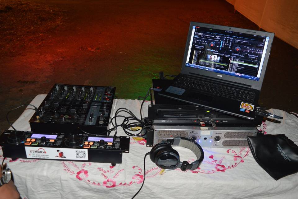 DJ setup