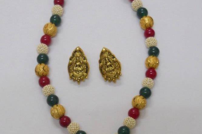 Bridal temple jewellery