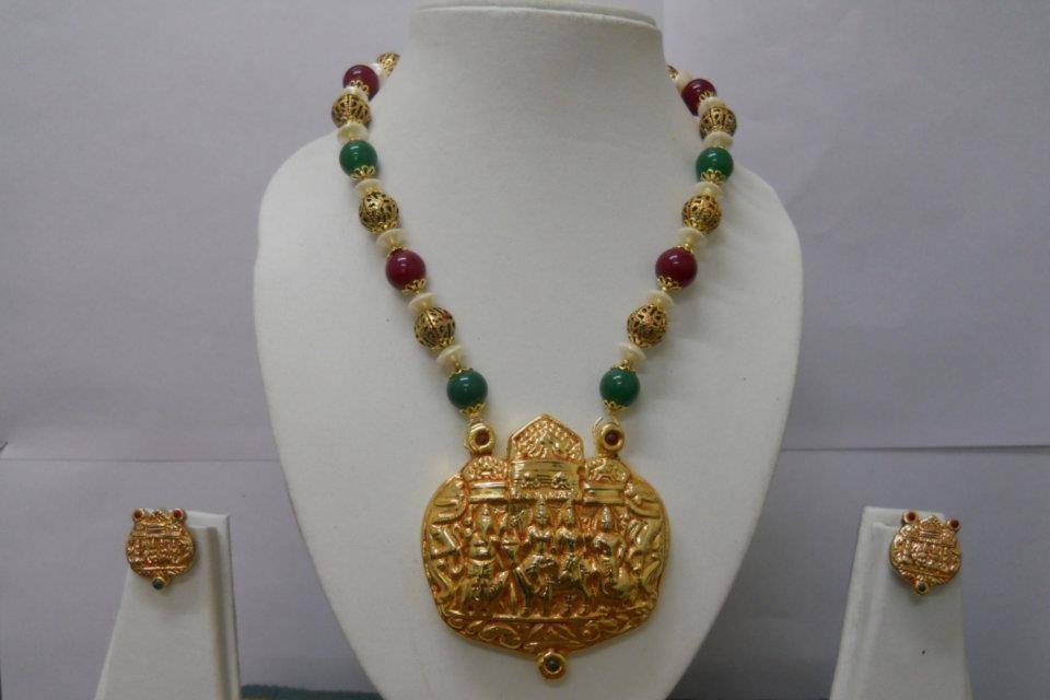 Bridal temple jewellery