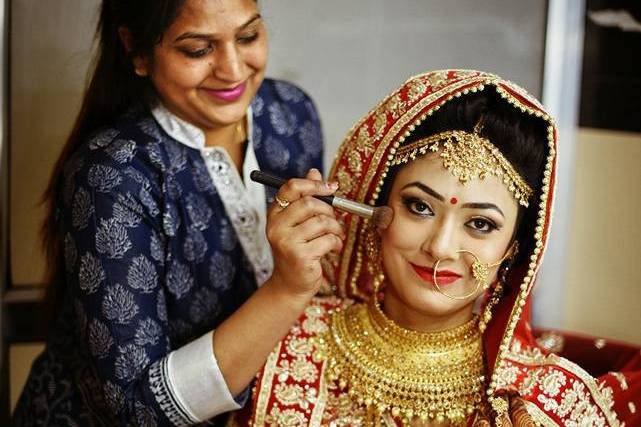 Bridal makeup