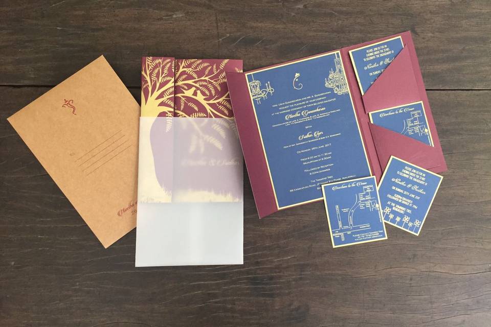 Wedding invitation cards