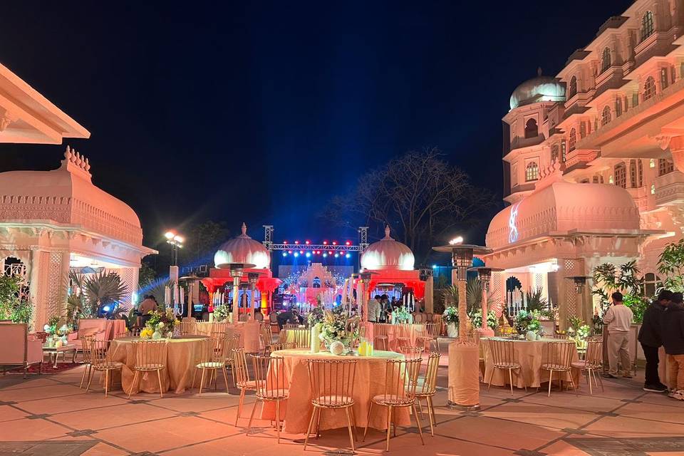 Wedding Setup- Poolside