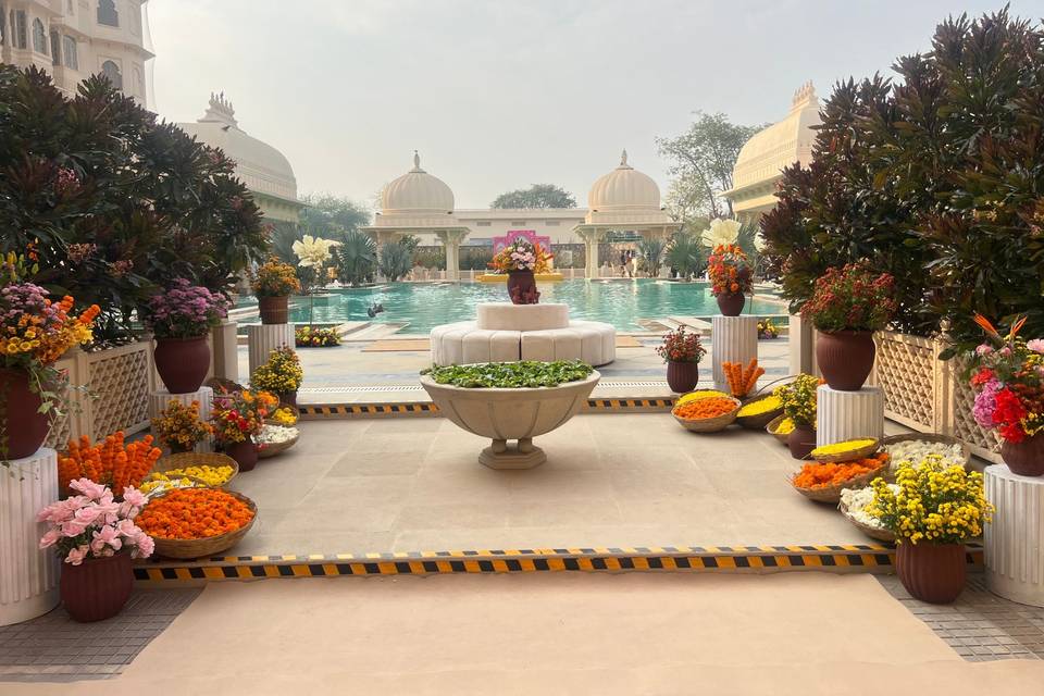 Wedding Setup- Poolside
