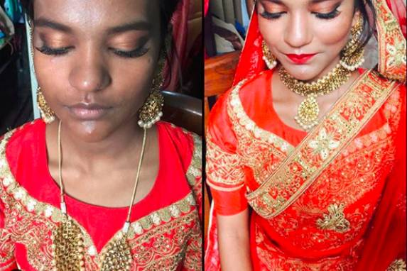 Bridal makeup