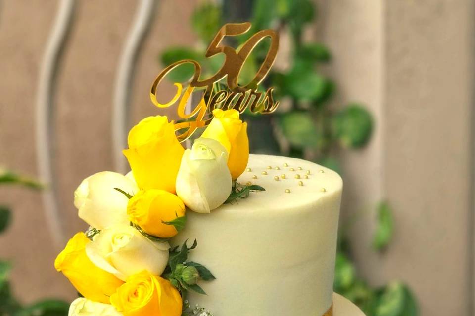 50th Anniversary Cake