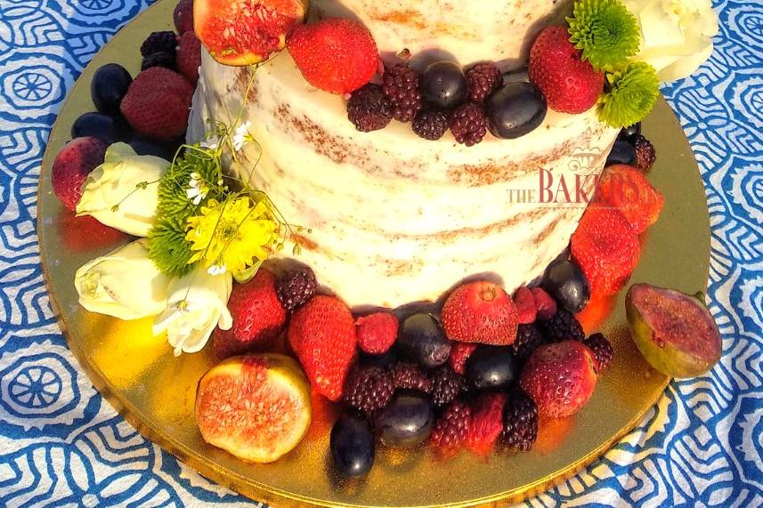 Naked Wedding Cake