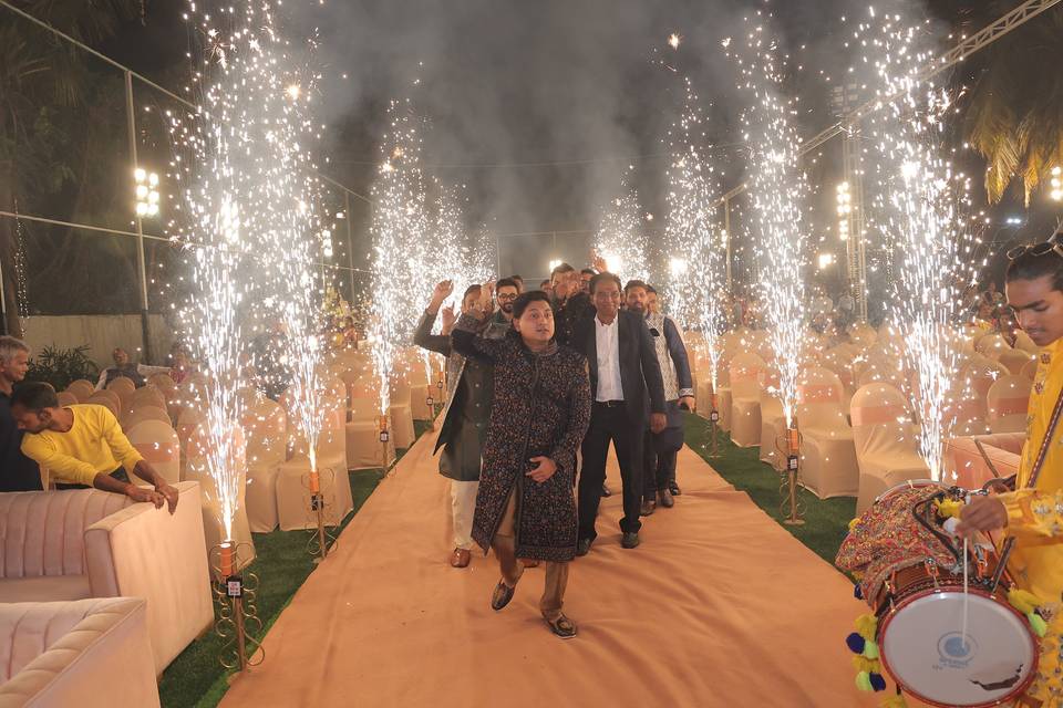 Groom entry