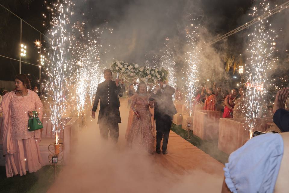 Groom entry