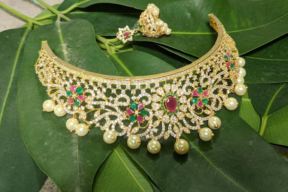 Artificial jewellery designs catalogue deals with price