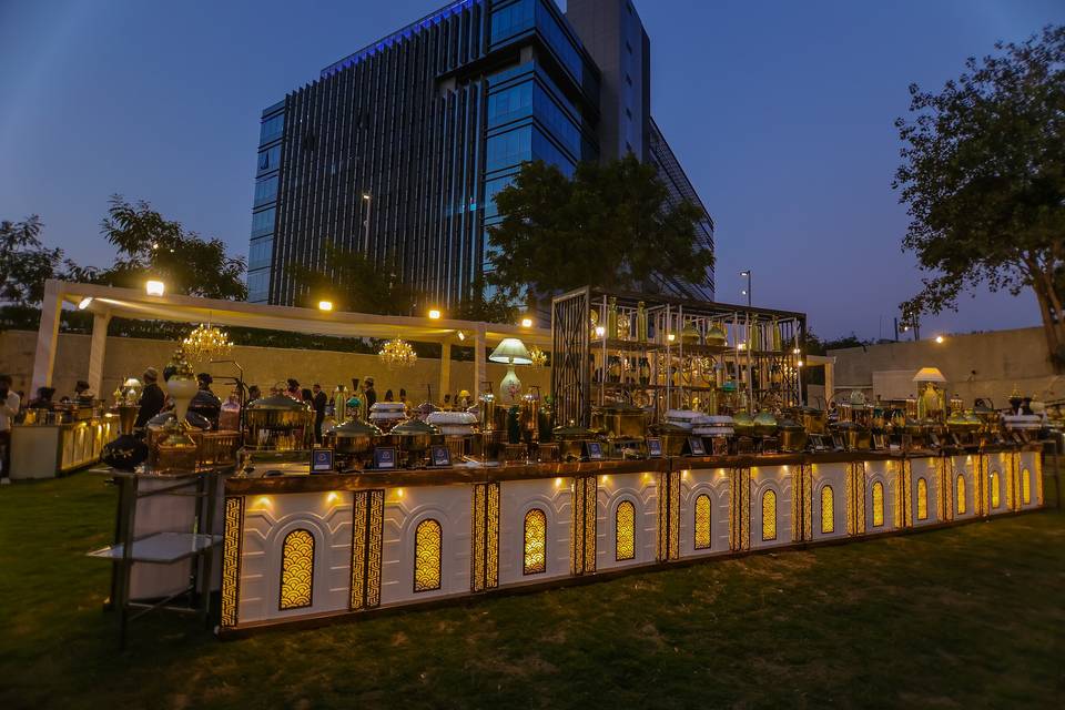 Catering setup