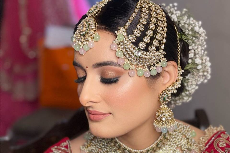 Silk air brush bridal makeup