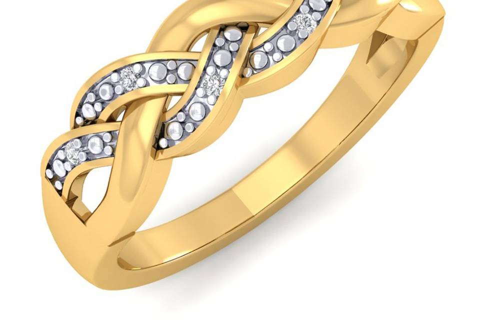 Infinity Diamond Wedding Ring