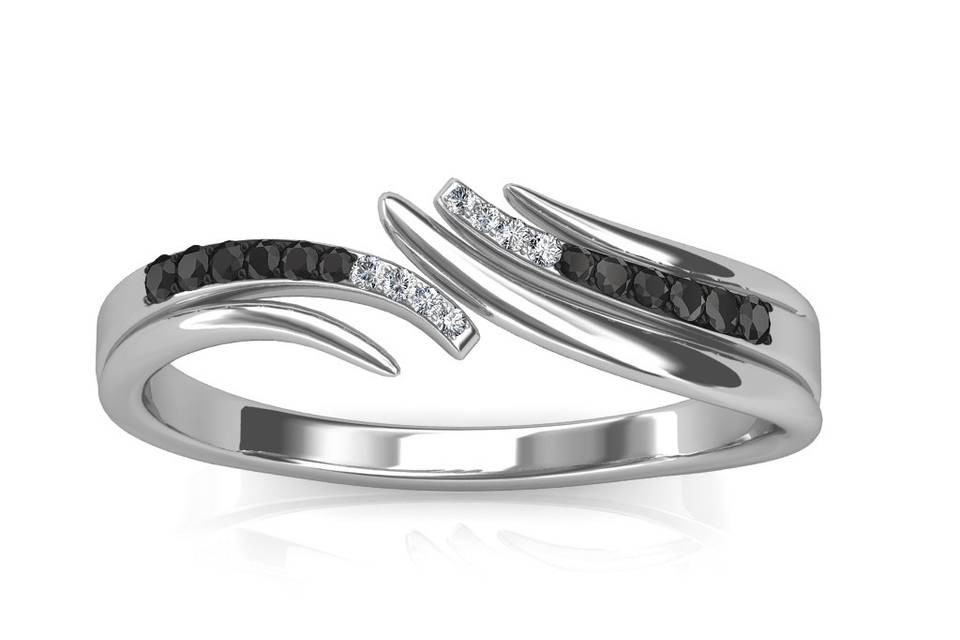 Black & White Diamond Ring