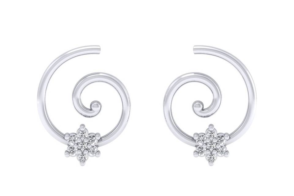 Lira Swirl Earrings