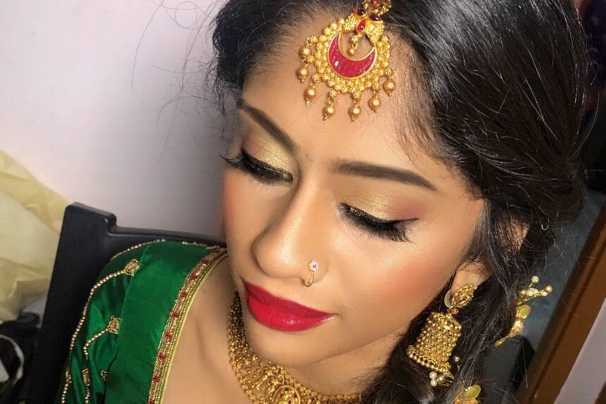 South Indian Bridesmaid Makeup