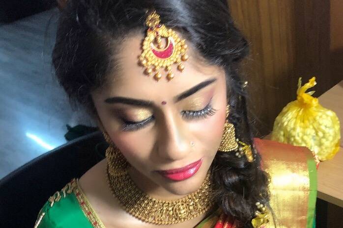 South Indian Bridesmaid Makeup