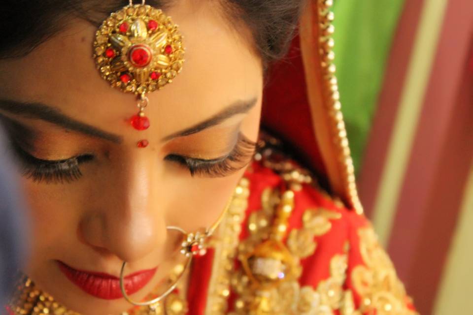 Bridal makeup