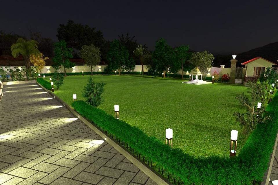 Lawn area