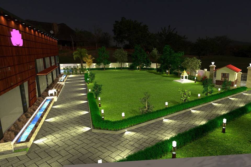 Lawn area