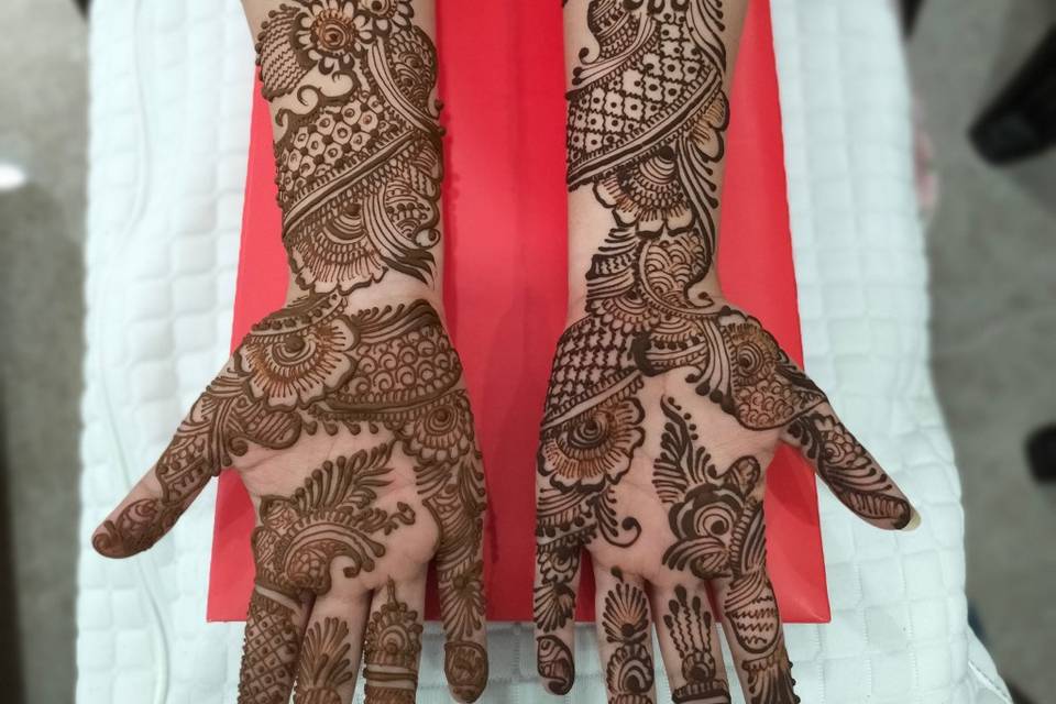 Indo Western mehndi