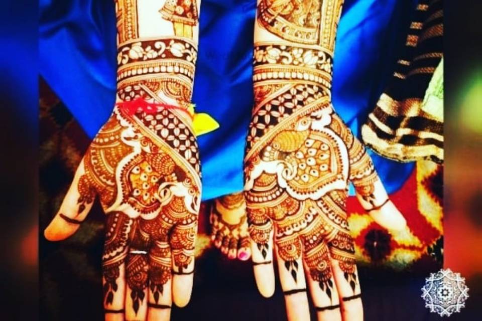 Bride mehandi