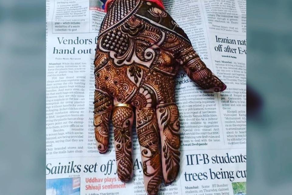 Indian mehandi design