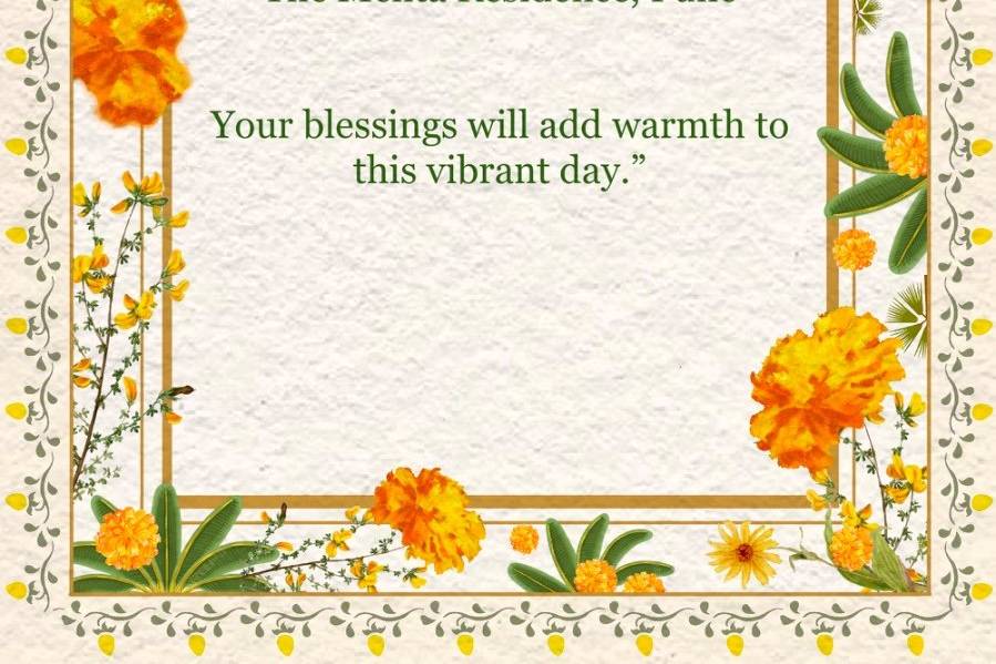 Digital invite