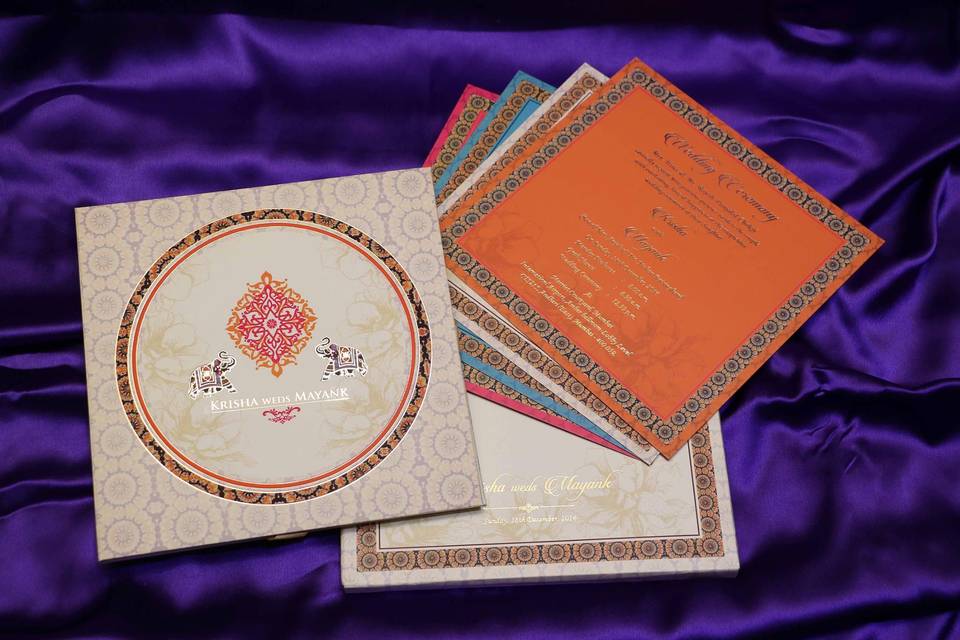 Raga Wedding Cards