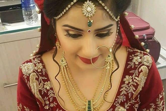 Bridal makeup