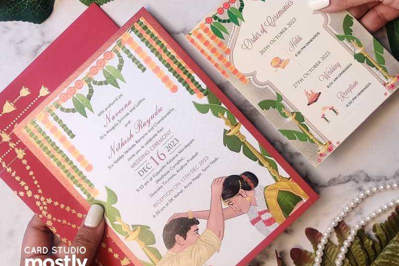 Ethnic Wedding Card