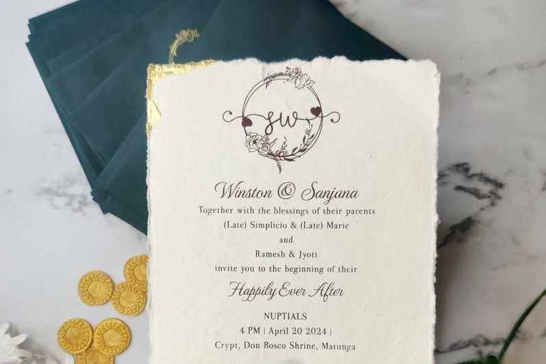 Modern Wedding Card