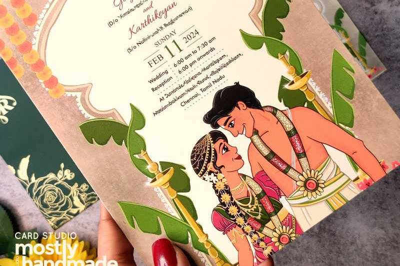 Ethnic Wedding Card