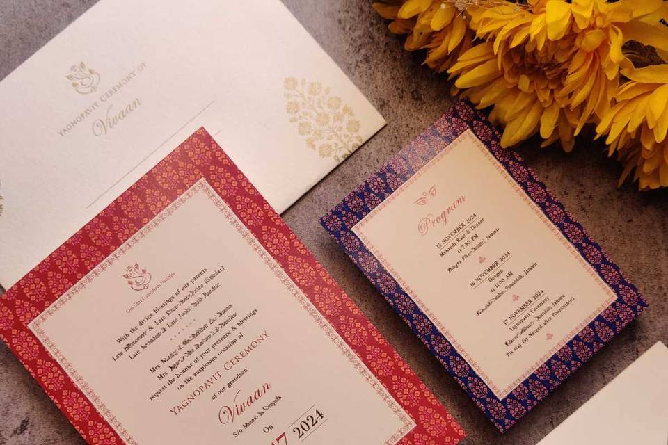 Ethnic Wedding Card