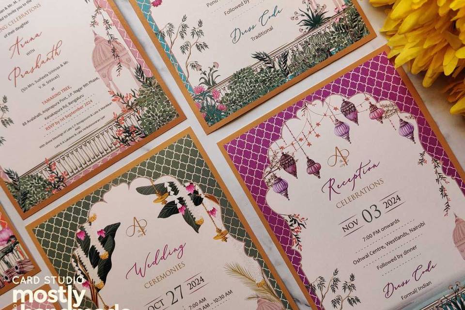 Ethnic Wedding Card