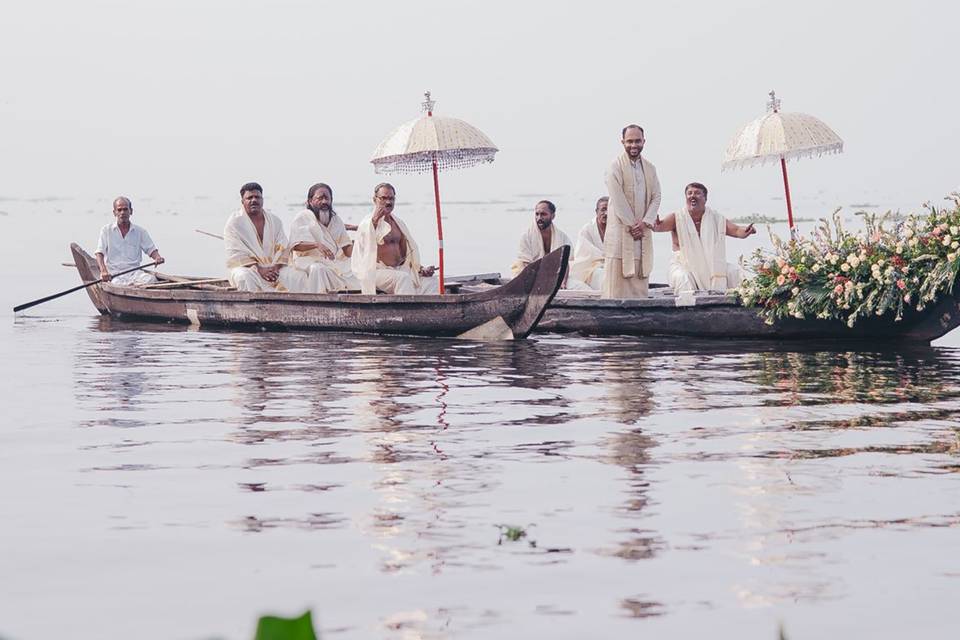Groom's entry