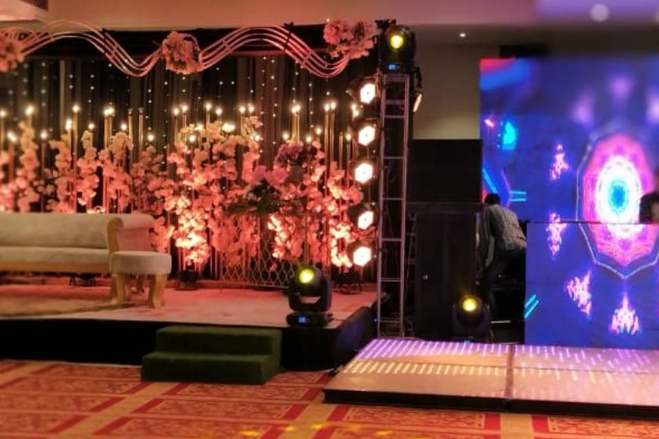 Dj and stage