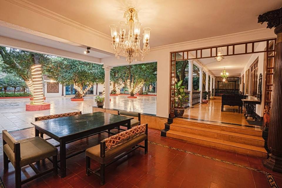 Courtyard in the evening