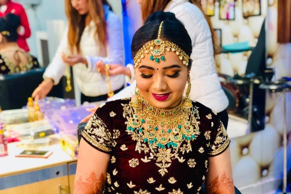 Bridal makeup