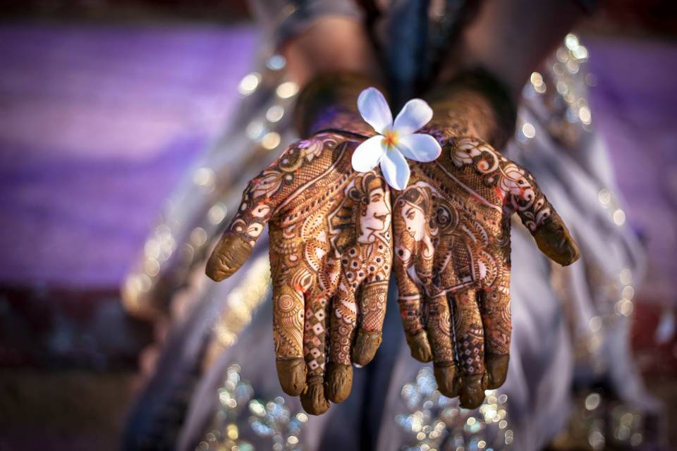 Bride mehendi