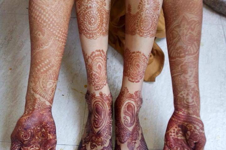 Indian mehendi design