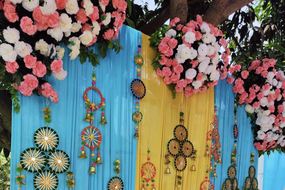 Paper Flower Decoration - Perfect Backdrop for any Event or Room Decor, Mayuri Dhanad