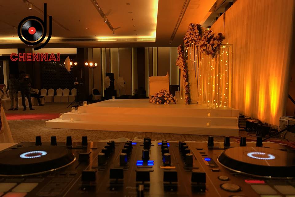 DJ setup