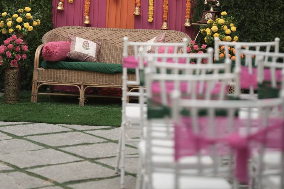Mehendi Backdrop