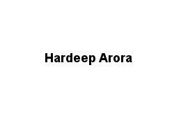 Hardeep Arora, Andheri