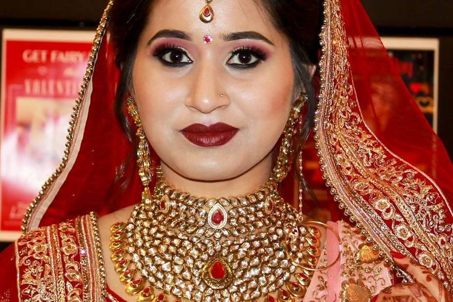 Bridal makeup