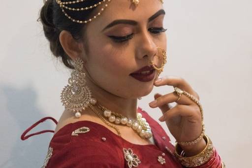 Bridal makeup