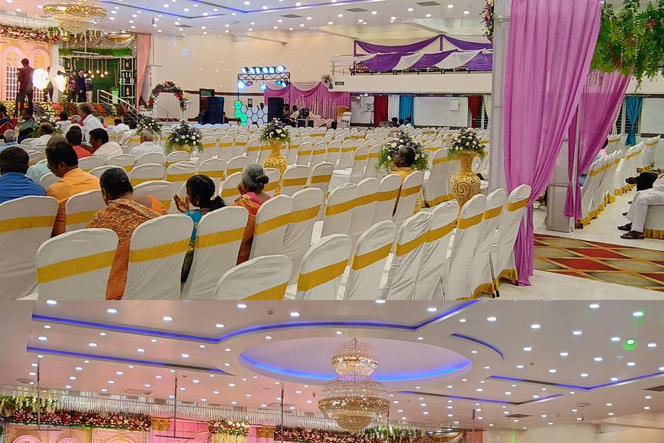 Grand wedding hall in Chennai