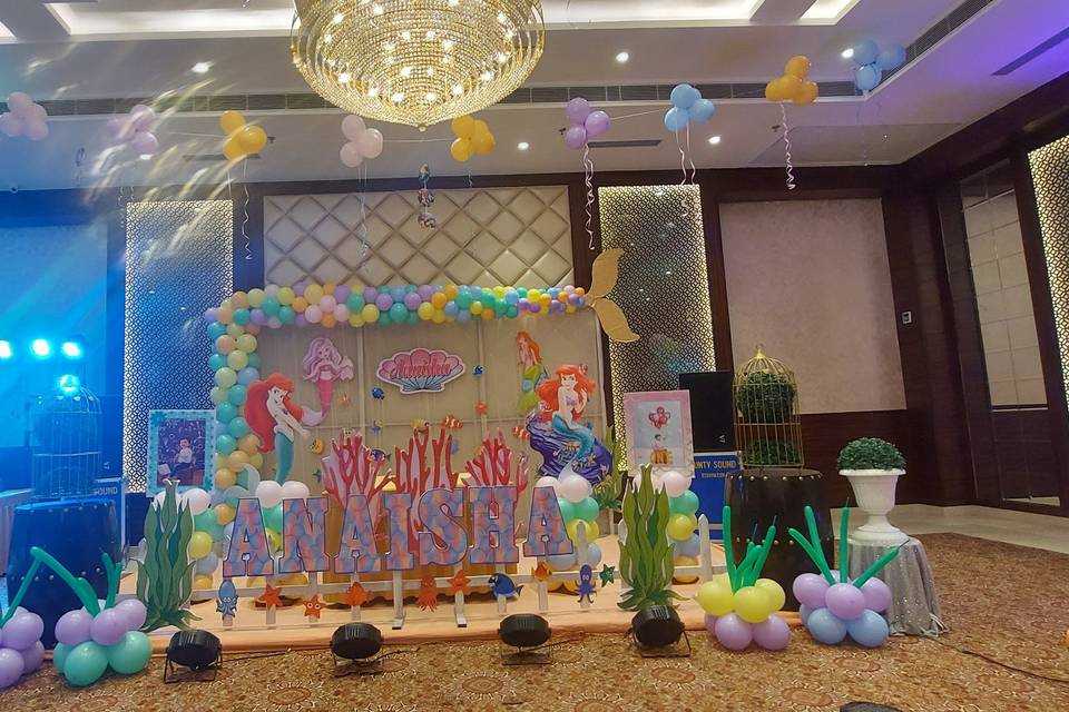 BIRTHDAY DECOR SETUP