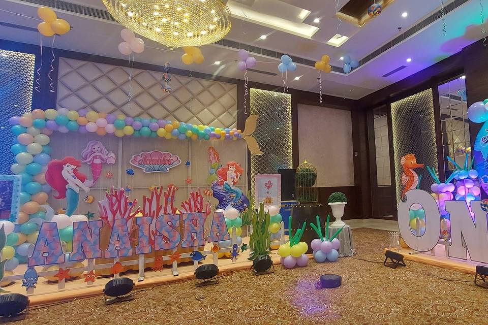 BIRTHDAY DECOR SETUP