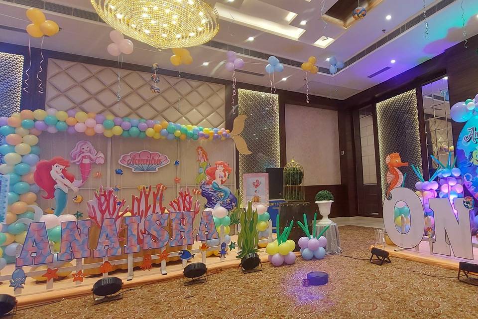 BIRTHDAY DECOR SETUP